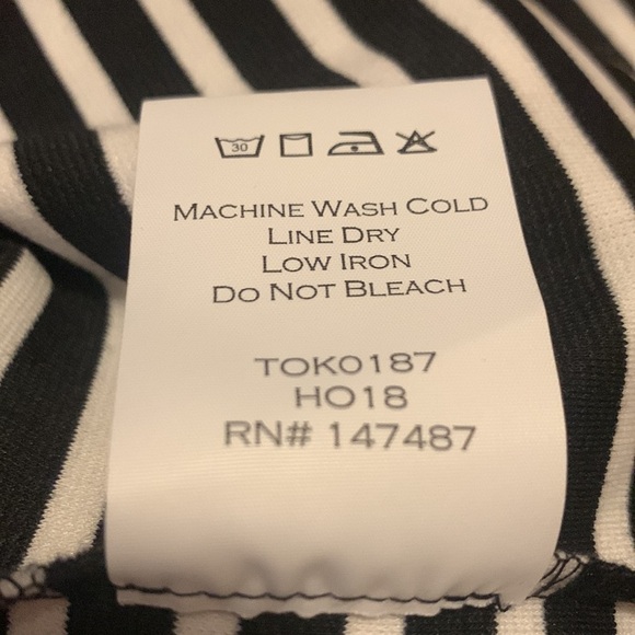 Draper James Tie Neck Striped Top - Picture 9 of 9